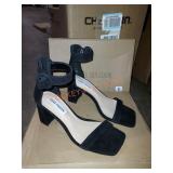 Steve Madden Black Suede Heels 5.5