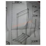 White Wooden Clothing Rack