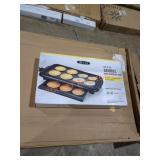 Bella 10"×18" Griddle with Warming Tray