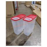 Rubbermaid Set of 2 Food Storage Bins