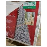 9ft Starry LED Flocked Fraser Fir LED Pre Lit