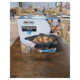 Aroma 13.5" 5qt Electric Wok