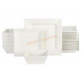 Gibson Home Square Porcelain Dinnerware Set 24pcs