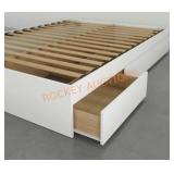 NexEra Queen Platform Bed w Drawer Storage