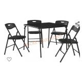 Cosco 5pc folding table and chair set
