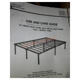 Queen Black Metal Bedframe