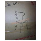 2 pack dark gray dining chairs