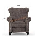 GDF Studio Recliner Chair Grey