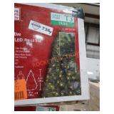 6.5ft Festive Pine LED Pre Lit Artificial Tree