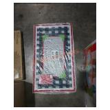 Merry Christmas floormat set