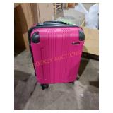 Rockland 20" Rolling Luggage Pink (wheels