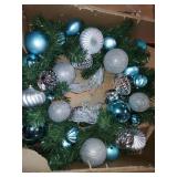 22"W Artificial Christmas Wreath