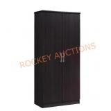 HODEDAH 2-Door Chocolate Armoire
