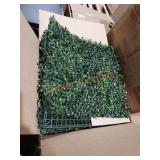 12ct. 20"x2ft square artificial hedge panels