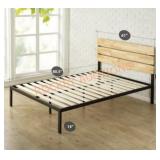 Zinus Wood/Metal Platform Bed Queen Size