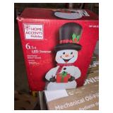 Home Accents 6.5ft LED Snowman