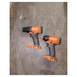 Rigid 18v 2 Tool Combo Kit