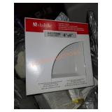 Daltile shower corner shelf 8in x 8in 2x bid