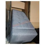 37" gray Ottoman