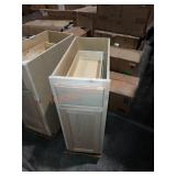 12" natural  base cabinet