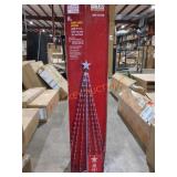 8ft Giant Sized LED Pre Lit Cone Tree with Star