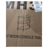 Half moon console table