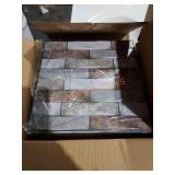 Textured backsplash. Foam backing