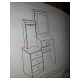 Fufu&Gaga White Makeup Vanity