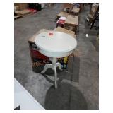 22" round side table with drawer