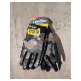 Firm Grip Tough Work Gloves (2 Pair Extreme Fit)