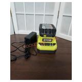 Ryobi 18V battery and charger