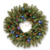 National Tree Company 23" Wreath with Lights