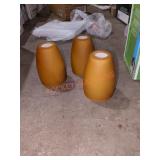 Set of 3 Light Pendant Shades