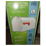 GIBRALTAR MAILBOXES galvanized steel post mount