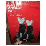 Husky 3 ton jack stand set