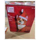 6ft LED Corgi Inflatable