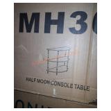 Half moon console table