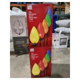 20" Multi Colored C7 Pathway Lights - 5 Pack