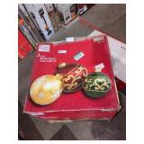 3 Piece Blissful Figures Jumbo Ornament Set