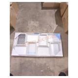 Melannco 8 frame 4"×6" and 6"×4" picture frame
