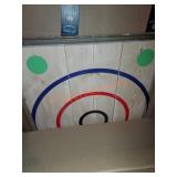 Viking culture throwing axe target