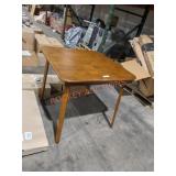 StackMore Square Folding Wood Table