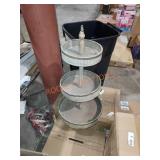 Decorative wooden 3 tier stand
