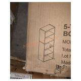 5 tier open shelf bookcase