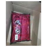 Burgundy curtains 2 panels