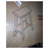 Saddle counter stool