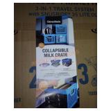 Collapsible milk crate