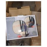 Gibson Elite 16 Piece Stoneware Dinnerware Set