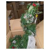 Pre Lit artificial garland