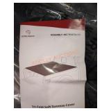 Tri fold soft tonneau cover